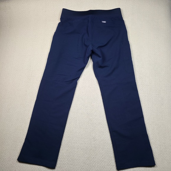 FIGS Kade Straight Leg Scrub Pants Womens M Medium Navy Blue Medical Nurse FIONx - Picture 4 of 13